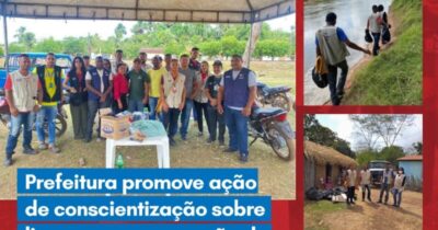 MEIO AMBIENTE/MA:PREFEITURA PROMOVE AÇÃO DE CONSCIENTIZAÇÃO SOBRE LIMPEZA E PRESERVAÇÃO DO RIO ITAPECURU NO BAIRRO CAIXA D’ÁGUA