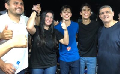 Prefeita Fabiana confirma forte liderança com grande participação popular em comício da vitória em Presidente Vargas/MA.