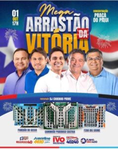 MILTINHO ARAGÃO ENCERRA CAMPANHA COM MEGA ARRASTÃO EM SÃO MATEUS