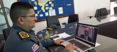 *COMANDANTE-GERAL DA PMMA PARTICIPA DE REUNIÃO ON LINE COM O PRESIDENTE DO TRIBUNAL SUPERIOR ELEITORAL (TSE) PARA TRATAR DO 2º TURNO DAS ELEIÇÕES 2022*