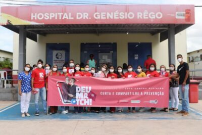 HOSPITAL DR. GENÉSIO RÊGO REALIZA BLITZ EDUCATIVA EM ALUSÃO AO DEZEMBRO VERMELHO