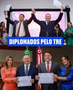 CERIMÔNIA DE DIPLOMAÇÃO DO TRE-MA FORMALIZA ESCOLHA DE CARLOS BRANDÃO COMO GOVERNADOR E FELIPE CAMARÃO COMO VICE