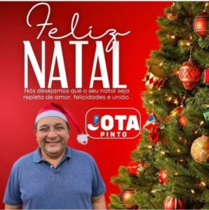 FELIZ NATAL, SÃO OS VOTOS DO DEPUTADO ESTADUAL JOTA PINTO!
