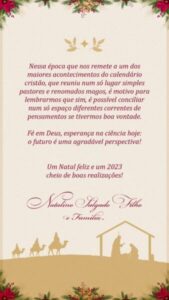 UM NATAL FELIZ E UM 2023 CHEIO DE BOAS REALIZAÇÕES! REITOR NATALINO SALGADO E FAMÍLIA