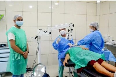 PREFEITURA REALIZA MUTIRÃO DE CIRURGIA DE PTERÍGIO EM SÃO BENEDITO DO RIO PRETO