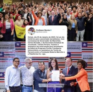 SECRETÁRIO FRANCISCO BARATA PARTICIPA DE SOLENIDADE DE LANÇAMENTO DO PROGRAMA CARTÃO TRANSPORTE UNIVERSITÁRIO