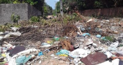 Moradora implora prefeito de São José de Ribamar, por limpeza na estrada do Pindaí, população está esquecida pela gestão