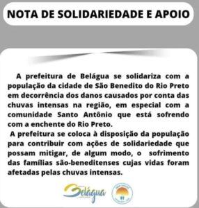 SÃO BENEDITO DO RIO PRETO