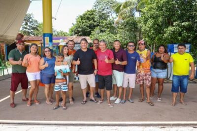 DEPUTADO OSMAR FILHO REÚNE-SE COM LIDERANÇAS DA BAIXADA E PARTICIPA DE ANIVERSÁRIO DO BAIRRO COROADINHO