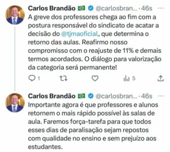 Governador destaca fim da greve de professores e mantém diálogo aberto
