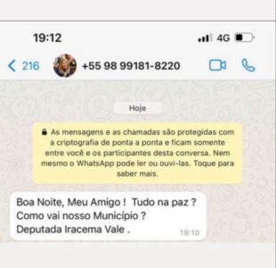 Criminosos miram Iracema Vale, e pela segunda vez Deputada vira alvo de bandidos