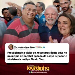 Vereadora de Coroatá e suplente de Senador prestigiada pelo presidente