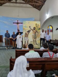 Réplica do Quadro “O Batismo de Cristo” é entregue à Igreja Católica de Barreirinhas