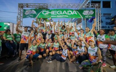 Tarde de sábado termina com força e superação na Meia Maratona do Trabalhador promovida pela Prefeitura de Pinheiro