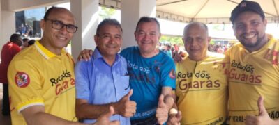 Ivo Rezende e Miltinho Aragão levam congratulações da FAMEM ao Litoral Maranhense