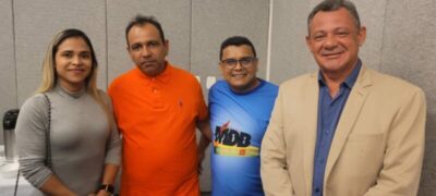 Prefeito de Pindaré-Mirim prestigia reunião do MDB