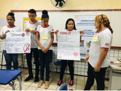 PREFEITURA DE PAÇO DO LUMIAR PROMOVE OFICINA SOBRE DROGAS E VIOLÊNCIA PARA ESTUDANTES