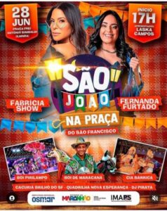 OSMAR FILHO REALIZA NESTA QUARTA-FEIRA (28) A SEGUNDA EDIÇÃO DO “SÃO JOÃO NA PRAÇA” NO BAIRRO SÃO FRANCISCO