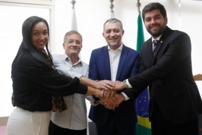 Deputado Marreca Filho participa de encontro com os presidentes nacional e regional da Conab