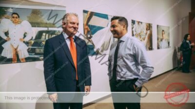 Embaixador da República de Chipre no Brasil prestigia exposição “Narrativas Transgressivas” obras do estilista Cipriota Vasilis Loizides