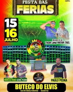 Boteco do Elvis promove Tradicional Festa Das Férias neste sábado e domingo em Icatu