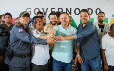 Prefeito Luciano acompanha dia de ações em Pinheiro ao lado do governador Carlos Brandão