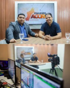Luciano concede entrevista ao vivo ao Programa de TV, Pinheiro Agora: Veja os principais assuntos em pauta