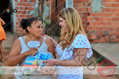 Primeira-dama Irene Neres promove mais uma ação de distribuição de cestas básicas para famílias codoenses