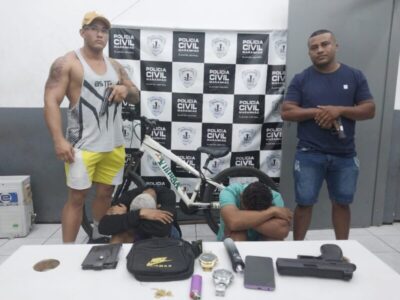 POLÍCIAIS MILITARES DE FOLGA IMPEDE ASSALTO E DETÉM CRIMINOSOS NO BAIRRO COHAJAP