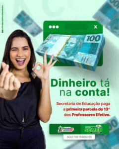 Prefeito Luciano cumpre agenda mantendo salários de servidores em dia, e pagando 50% do 13° salário aos efetivos