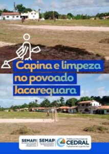 PREFEITURA DE CEDRAL REALIZA SERVIÇOS DE CAPINA, ROÇAGEM E LIMPEZA EM DIVERSOS PONTOS DO MUNICÍPIO