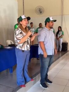 Iracema e Vinícius Vale prestigiam aula inaugural do projeto Vale Aprovar em Barreirinhas