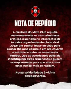Covardia !!! Diretoria do Moto Clube emite nota de repúdio após agressão a idoso…