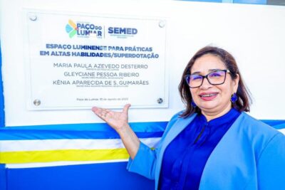 PREFEITURA DE PAÇO DO LUMIAR REINAUGURA O ESPAÇO LUMINENSE PARA PRÁTICAS DE ALUNOS COM ALTAS HABILIDADES (ELPAHS)
