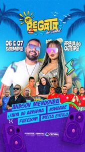 CONFIRA A PROGRAMAÇÃO PARA CURTIR A 38ª REGATA DE OUTEIRO, EM CEDRAL