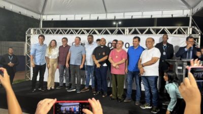 ASTRO DE OGUM PARTICIPA DA ENTREGA DO CENTRO DE ENSINO NOSSA SENHORA DE FÁTIMA NO RESIDENCIAL RIBEIRA, ZONA RURAL DE SÃO LUÍS