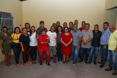PREFEITA PAULA AZEVEDO ALINHA ESTRATÉGIAS PARA CONFERÊNCIA MUNICIPAL DO PCdoB EM PAÇO DO LUMIAR