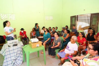 AGRICULTORES FAMILIARES DE PAÇO DO LUMIAR SÃO CAPACITADOS EM OFICINA SOBRE QUINTAIS PRODUTIVAS