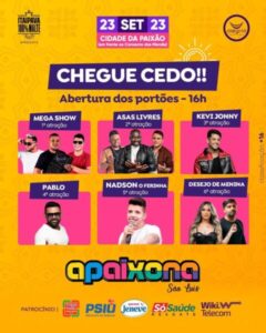 TUDO PRONTO PARA O EVENTO MAIS ESPERADO DO MOMENTO “APAIXONA SÃO LUÍS” HOJE (23) NO CENTRO HISTÓRIA DE SÃO LUÍS