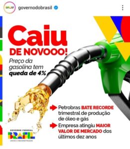 Preço da Gasolina menos caro, a partir deste Sábado; Litro pode chegar a R$ 4,80 em São Luís