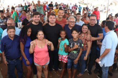 DEPUTADO MARRECA FILHO, JÚNIOR MARRECA E PREFEITO COROBA ANUNCIAM INÍCIO DAS OBRAS DE PAVIMENTAÇÃO ASFÁLTICA EM ITAPECURU-MIRIM