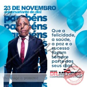 Feliz aniversário vereador Dr. José Mendes