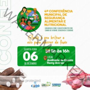 Prefeitura de Codó realizará 4ª Conferência Municipal de Segurança Alimentar e Nutricional