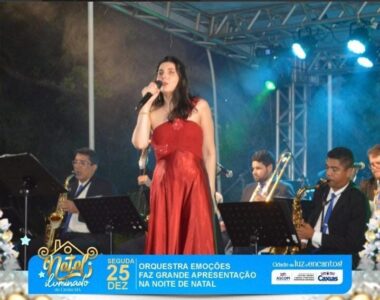 Orquestra Emoções faz grande apresentação em Caxias (MA) na noite de Natal
