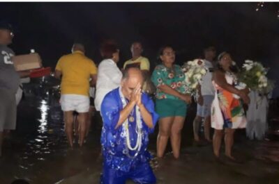 A TRADICIONAL FESTA DE IEMANJÁ ACONTECE AMANHÃ NO OLHO D’ AGUA