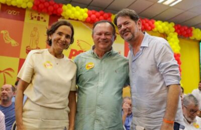 Governador Carlos Brandão participa de ato de filiação de Cid Gomes e Izolda Cela no PSB