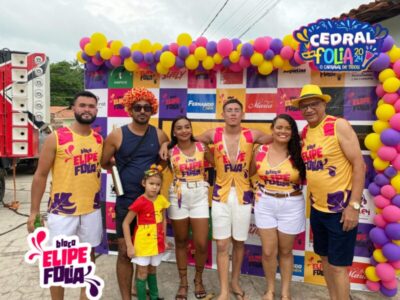 VÍDEOS E FOTOS: PREFEITO FERNANDO CUBA COMEMORA SUCESSO DO CARNAVAL DE CEDRAL