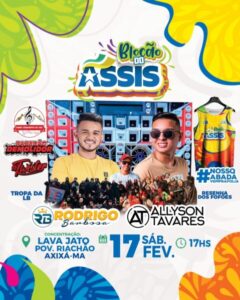 *AXIXÁ NA EXPECTATIVA PARA ENCERRAMENTO DA FOLIA HOJE COM O BLOCÃO DO ASSIS.*