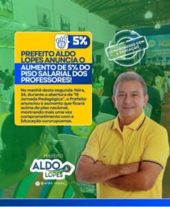 Prefeito de Cururupu eleva salários da de professores acima do piso nacional