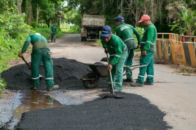 Prefeitura de Timon intensifica manutenção de estradas para a Semana Santa